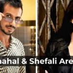Shefali Bagga and Yuzvendra Chahal's image for the blog regarding their silence after the Mumbai meeting
