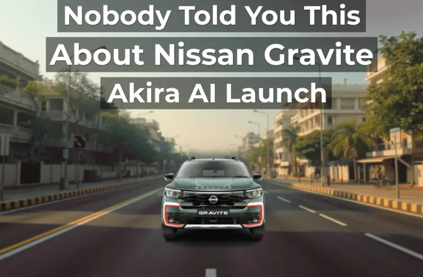 Nissan Gravite feature image with information about the Akira AI launch