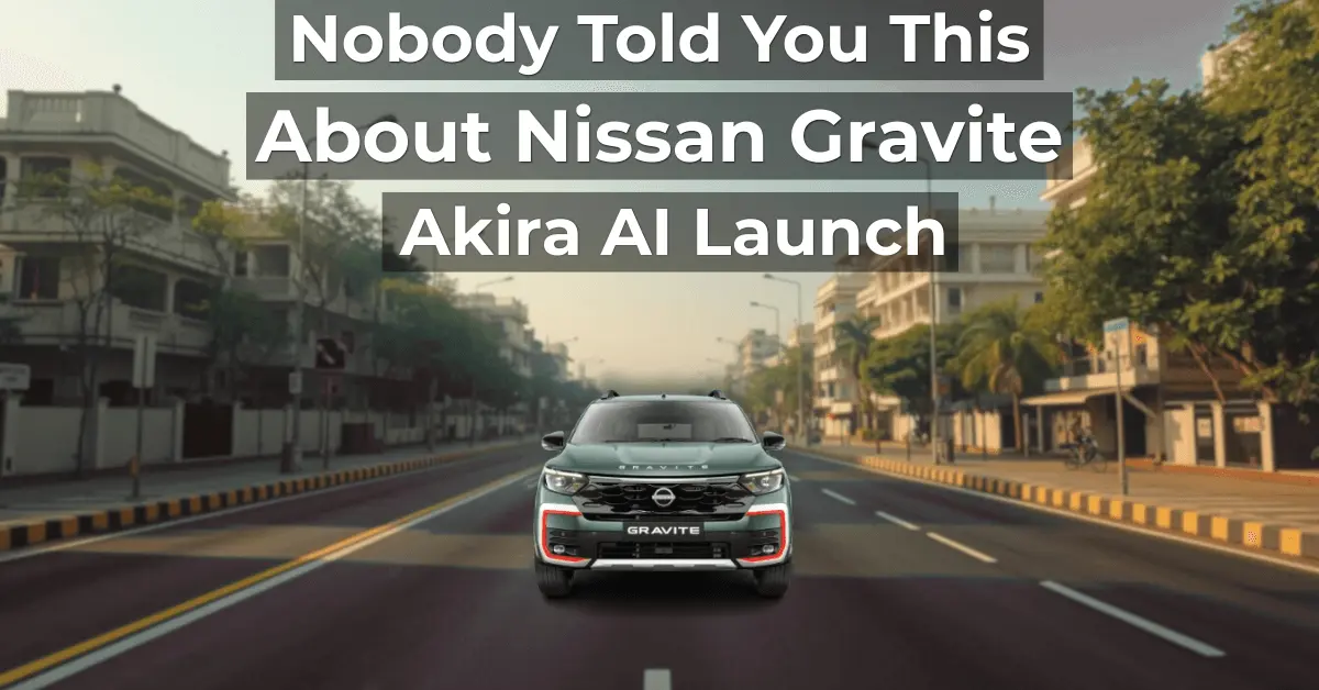 Nissan Gravite feature image with information about the Akira AI launch