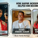 Jaafar Jackson parents Jermaine Jackson and Alejandra Genevieve Oaziaza in a collage.