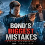 Alt Text: James Bond in 007 First Light with scenes showing his biggest mistakes before becoming 007, including Iceland, Slovakia, Damien Webb, and Isola Vale.