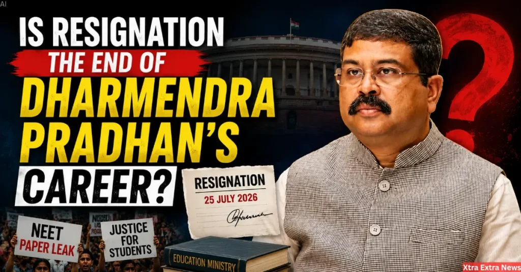 Dharmendra Pradhan resignation as Union Education Minister
