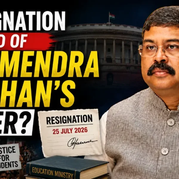 Dharmendra Pradhan resignation as Union Education Minister