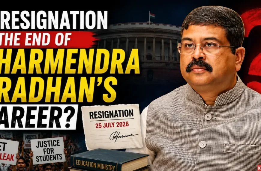 Dharmendra Pradhan resignation as Union Education Minister