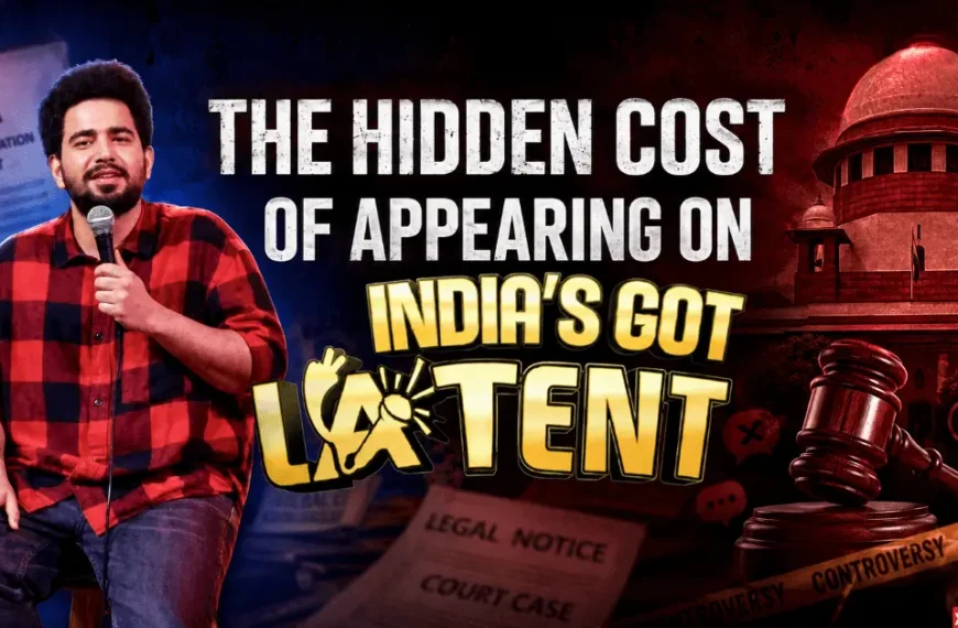 Samay Raina India's Got Latent show, showing the legal issues and controversies connected to the comedy show.