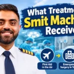 Smit Machchhar health condition and medical treatment after the flight attack